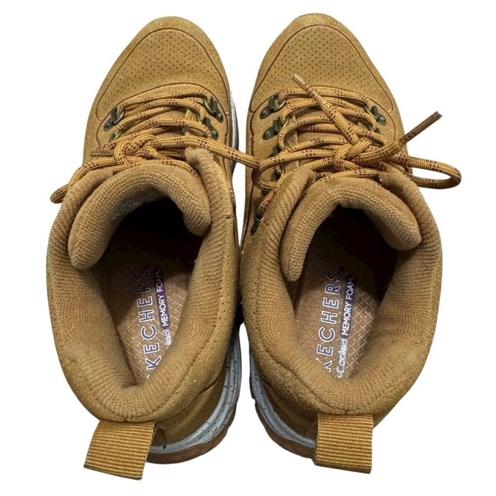 Skechers Uno Trail Boots 6 Wheat Memory Foam Trail Core Utility Style - Picture 7 of 11